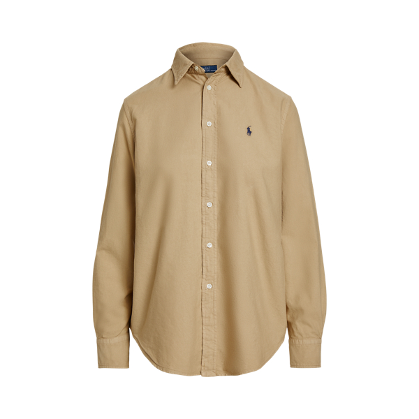 Classic Tan Classic Fit Cotton Oxford Shirt Polo Ralph Lauren 2