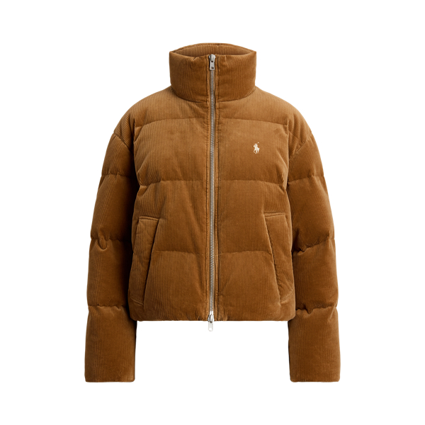 Corduroy Down Puffer Jacket Polo Ralph Lauren 1