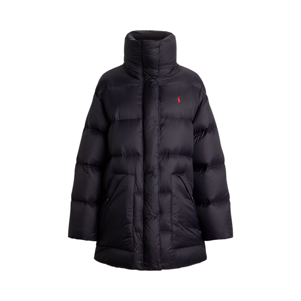 ジャケット・アウター LOUREN big shawl collar double coat Oversize-Collar Down Coat