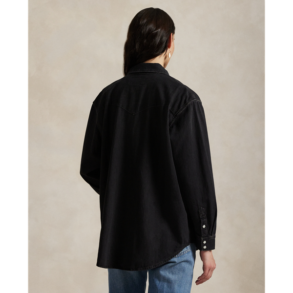 ブラウス シャツ ビッグ フィット デニム ウエスタン シャツ レディース POLO RALPH LAUREN ブラウス シャツ ビッグ フィット デニム