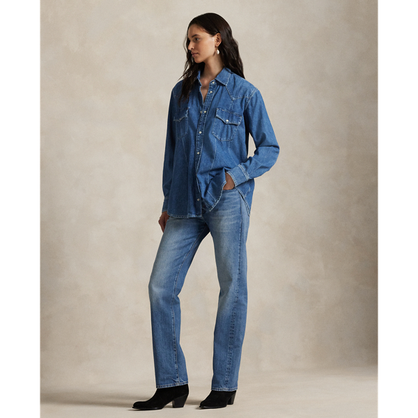 さよちゃん専用【U LAN】Briggs Denim Western Kids Oversized Denim Western Shirt | Gap Factory