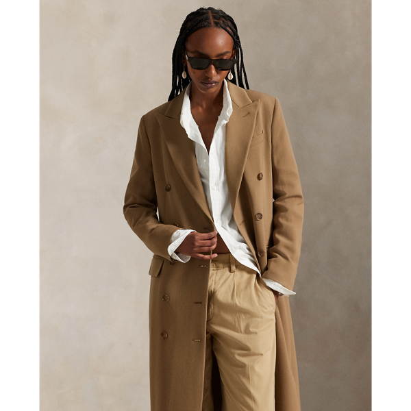 ダブルブレステッド ウール コート | ラルフ ローレン公式オンラインストア