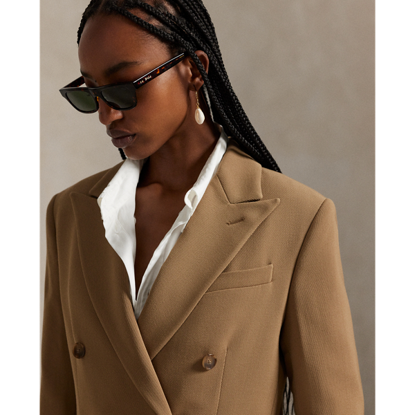 Double-Breasted Wool Coat