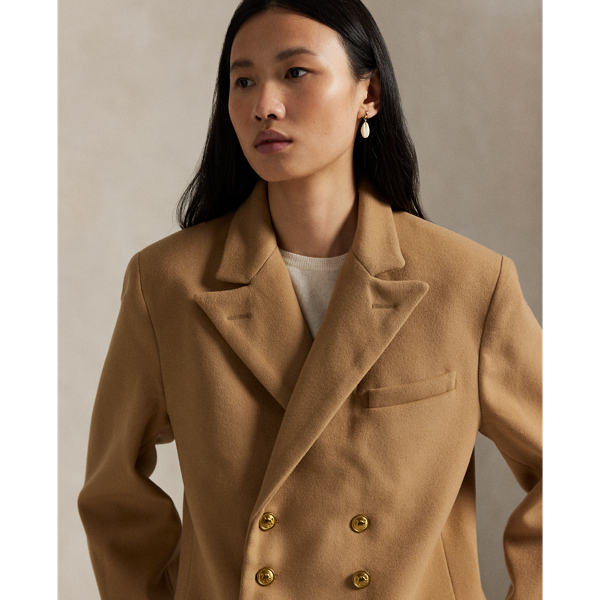 ダブルブレステッド ウール メルトン ブレザー | ラルフ ローレン公式