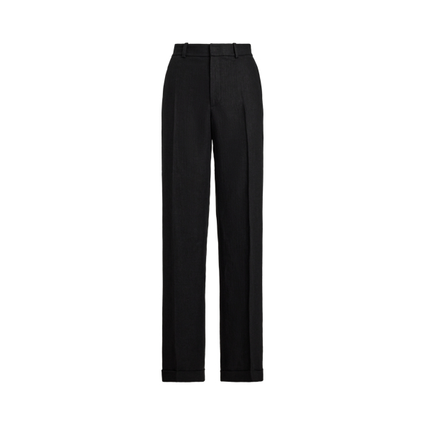 Herringbone Relaxed Straight Trouser