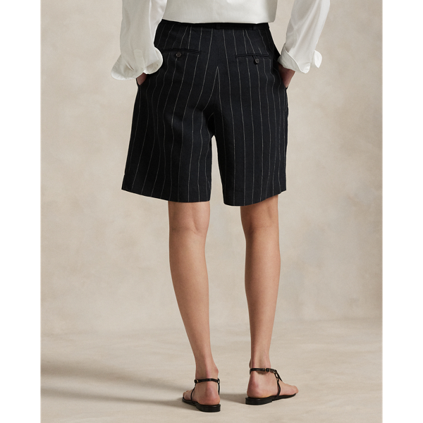 Ralph Lauren★Long Pinstripe Hemp Short Long Pinstripe Hemp Short