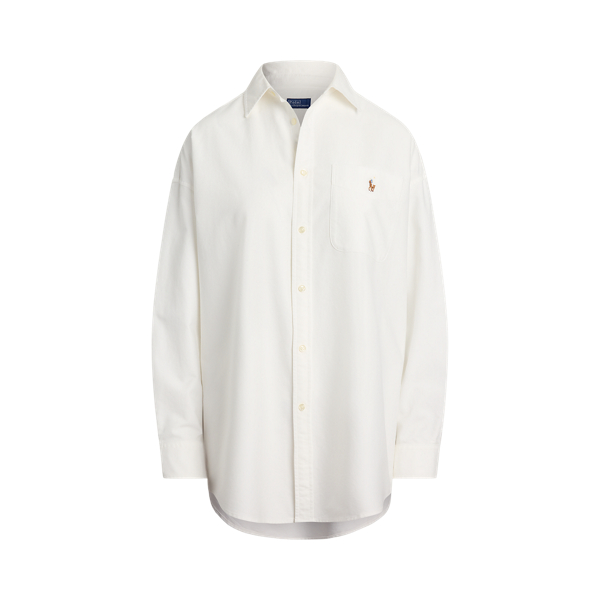 La chemise Big en coton Oxford rayé pour femme | Ralph Lauren® FR