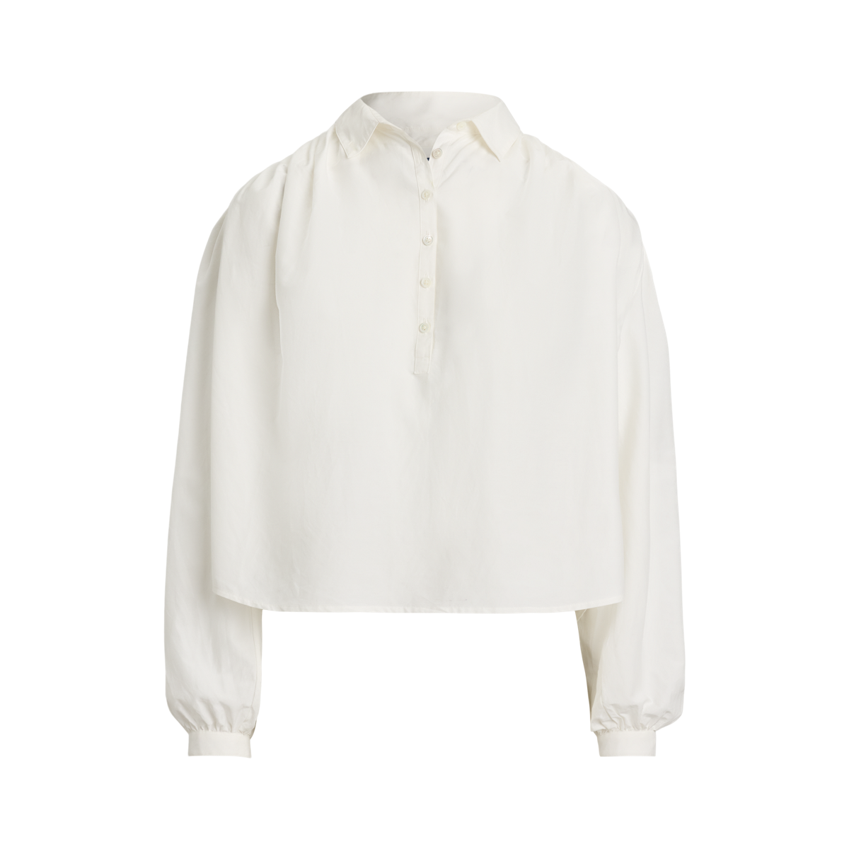 Polo Ralph Lauren プリーテッド コットンシルク ブラウス プリーテッド コットンシルク ブラウス | ラルフ ローレン公式