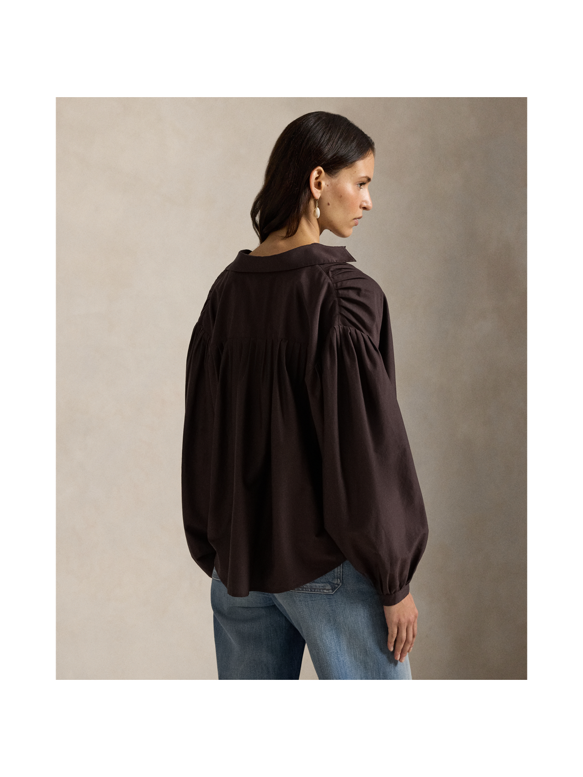 Женские блузки Ralph Lauren Pleated Cotton-Silk Blouse — фото 2