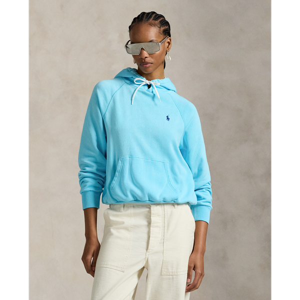 Shrunken Fit Lightweight Fleece Hoodie