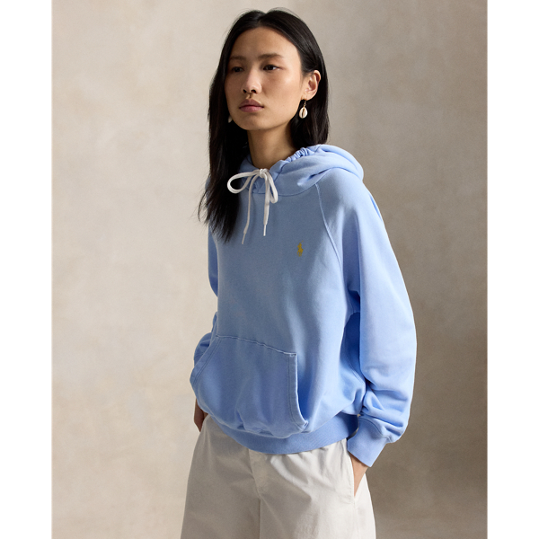 Shrunken Fit Lightweight Fleece Hoodie