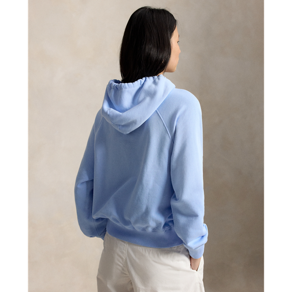 Shrunken Fit Lightweight Fleece Hoodie
