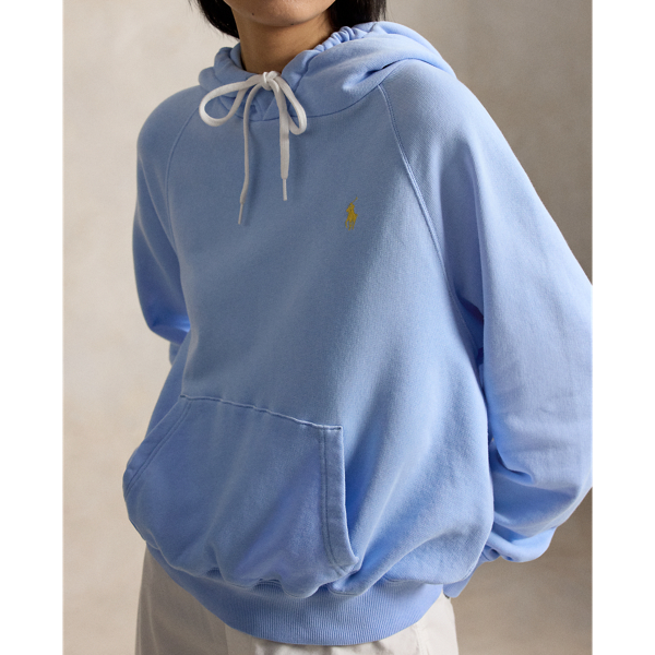 Shrunken Fit Lightweight Fleece Hoodie