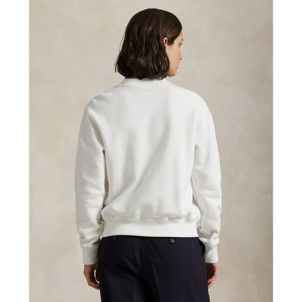 Rundhals-Sweatshirt aus Fleece Polo Ralph Lauren in Wei&szlig; 5