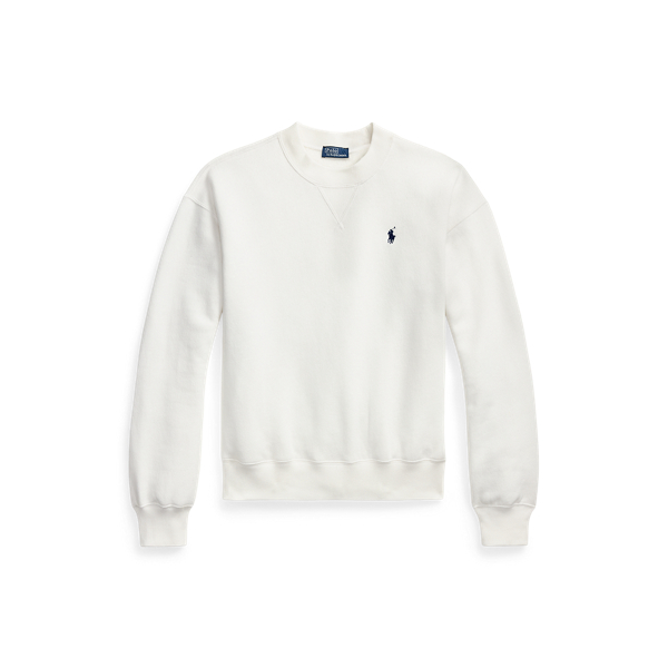 Rundhals-Sweatshirt aus Fleece Polo Ralph Lauren in Wei&szlig; 2