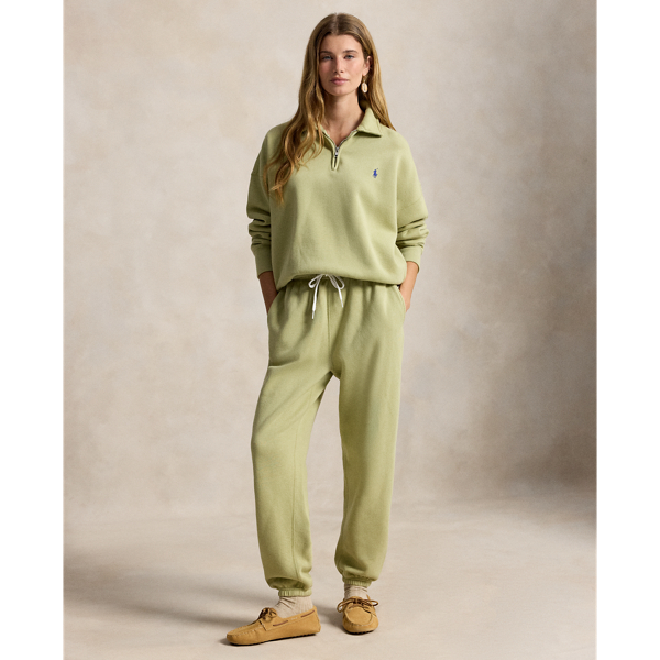 Drawstring Fleece Tracksuit Bottoms