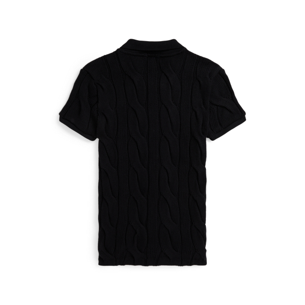 ケーブルニット コットン ポロシャツ | ラルフ ローレン公式オンライン