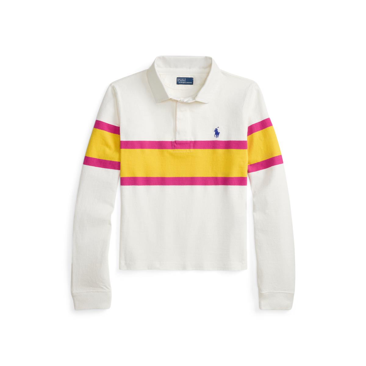 売れ筋商品|||ラルフローレン Tシャツ レディース トップス COLOUR BLOCKED COTTON JERSEY RUGBY SHIRT - Long sleeved top - black/deckwash white Color-Blocked Cotton Jersey Rugby Shirt