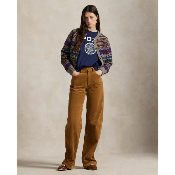 ロゴ クレスト コットン ジャージー クルーネック Tシャツ | ラルフ