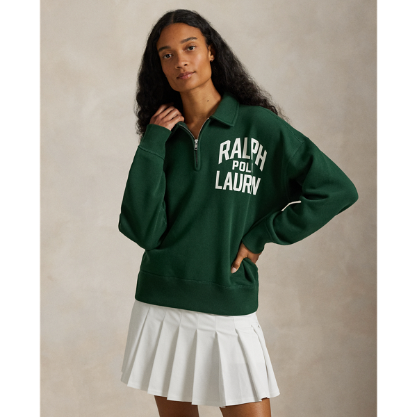 ロゴ フリース クォータージップ | ラルフ ローレン公式オンラインストア