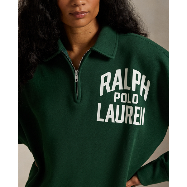 ロゴ フリース クォータージップ | ラルフ ローレン公式オンラインストア