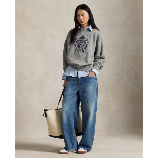 新作セール ポロラルフローレンエンブロイダード フリース POLO RALPH LAUREN（ポロ ラルフ ローレン）の「グッド バイブス