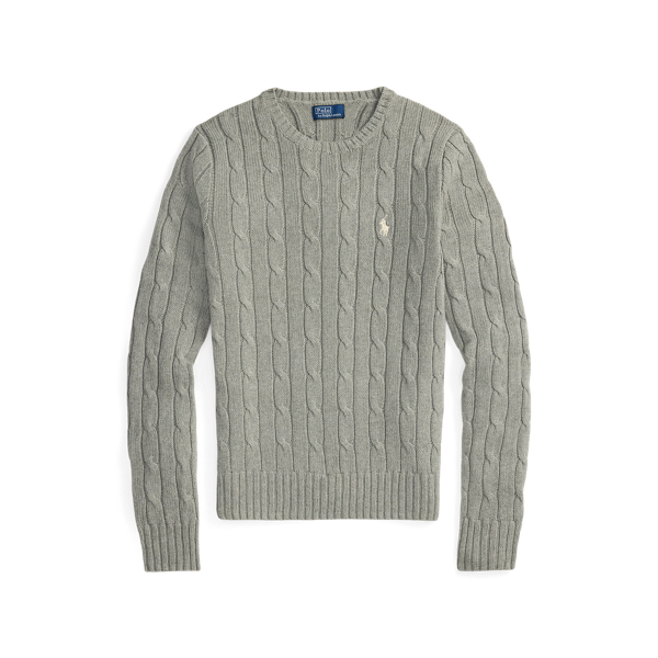 【送料&関税込】Polo Ralph Lauren Cable Knit Logo Embroidery Polo Ralph Lauren Cable knit sweater with logo embroidery
