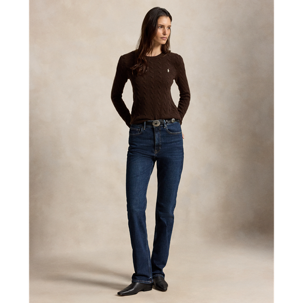 Cable Wool-Cashmere Crewneck Jumper