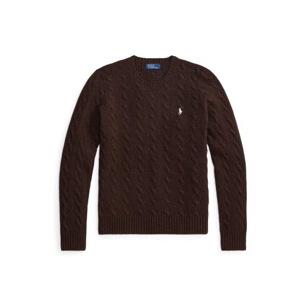 Cable Wool-Cashmere Crewneck Jumper