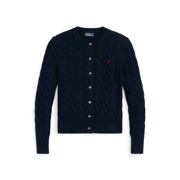 RALPH LAUREN ラルフローレン　コットン　クルーネックケーブルニット POLO RALPH LAUREN ニット セーター ケーブルニット コットン