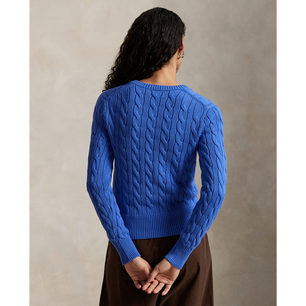 ケーブルニット コットン クルーネック カーディガン | ラルフ