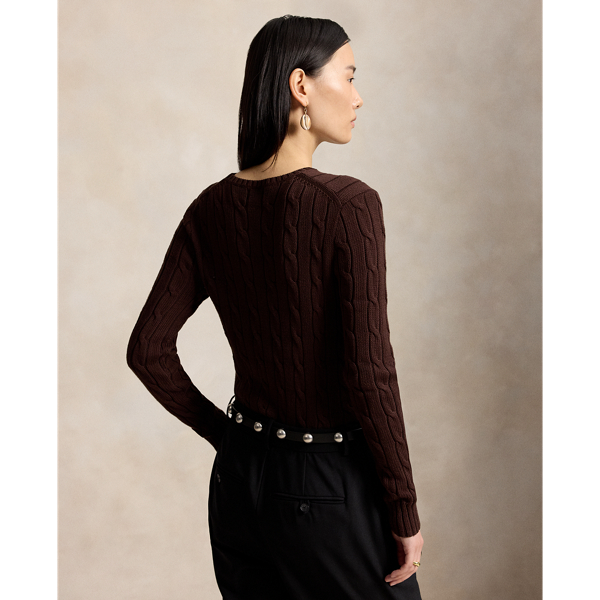 Cable-Knit Cotton Crewneck Jumper
