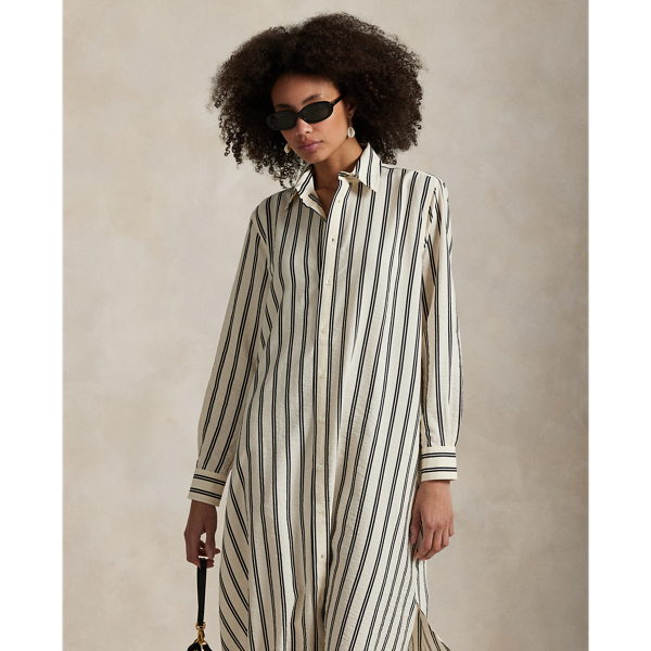 ラルフローレン★Striped Silk-Blend Shirtdress s7-AI211972045001_alternate1?$