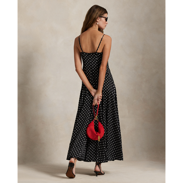 Ralph Lauren ウエストサッシュ Polk dots  ワンピース Ralph Lauren ウエストサッシュ Polk dots ワンピース