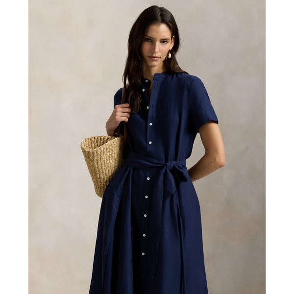 ベルテッド シルクブレンド Aライン ドレス | ラルフ ローレン公式