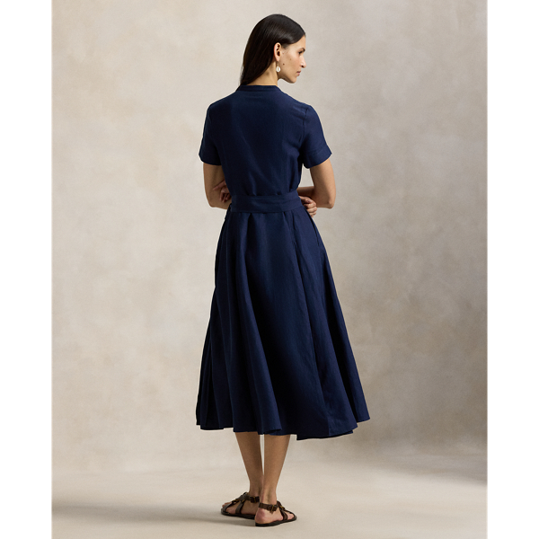 ベルテッド シルクブレンド Aライン ドレス | ラルフ ローレン公式