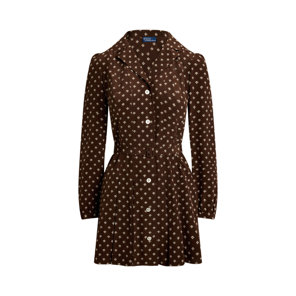 【送料 関税込】POLO RALPH LAUREN Polka-dot crepe midi dress Ralph Lauren Polka-dot crêpe midi dress - Dresses & Skirts