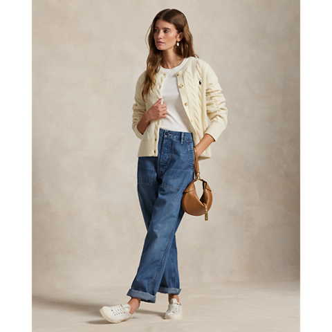 Женский кардиган Ralph Lauren Cable-Knit Wool-Cashmere, цвет: Кремовый