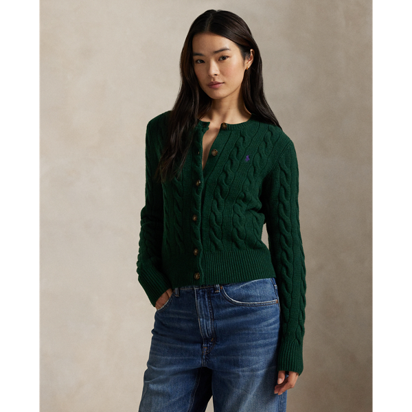 【最高級 イタリア産 ウール】 ラルフローレン ニット カーディガン　2817 Ralph Lauren - 70s ポロ ラルフローレン ショールカラー ウール
