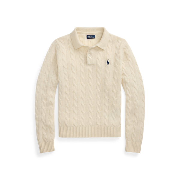★★POLO RALPH LAUREN★★ Cotton Quarter Zipper Sweater Whit Polo Ralph Lauren - Quarter-zip cotton sweater Polo Ralph Lauren