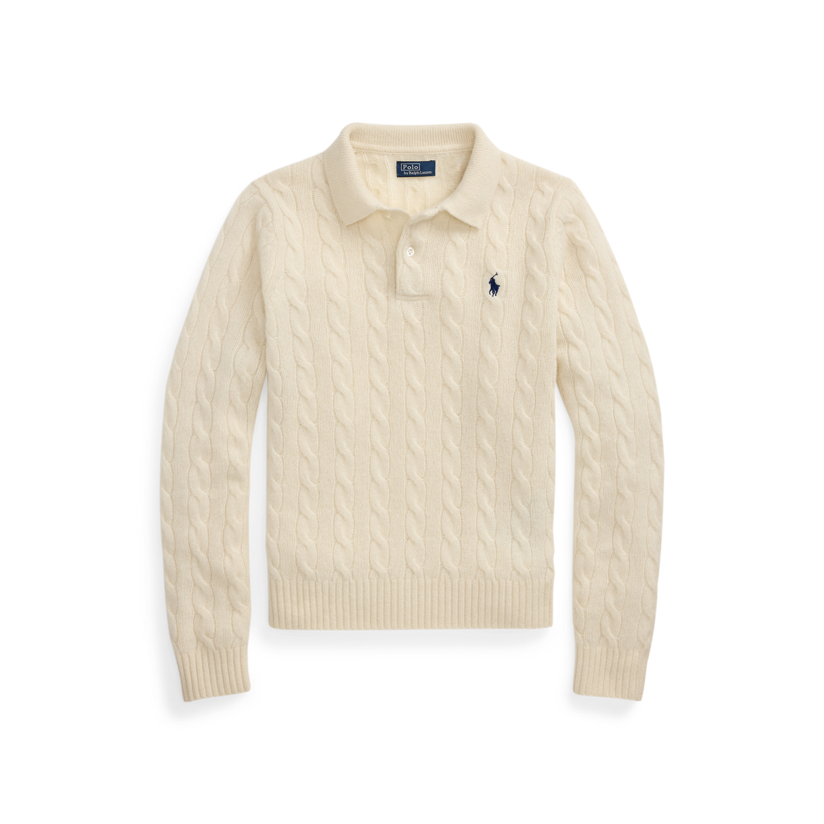 POLO RALPH LAUREN ポロラルフローレンのカシミヤ混ケーブルニット POLO ラルフローレンカシミヤ混 ケーブル ウールセーター送料