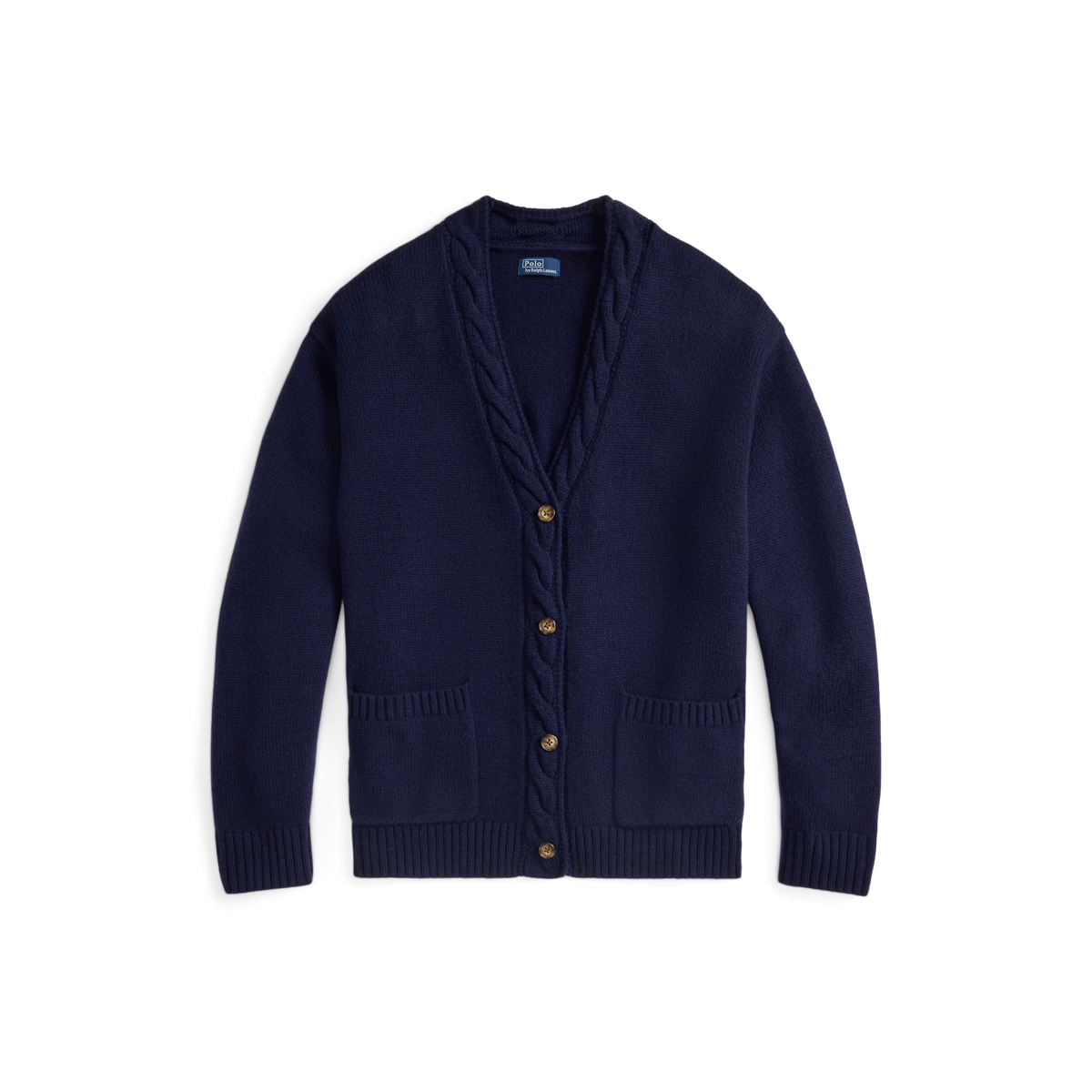 Ralph Lauren 90s〜00s メリノウール カーディガン　ネイビー Ralph Lauren 90s〜00s メリノウール カーディガン ネイビー