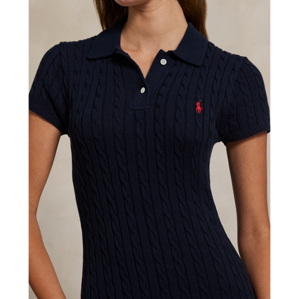 【送料 関税込】POLO RALPH LAUREN Cable-knit minidress Cable-Knit Polo Dress for Women | Ralph Lauren® JO