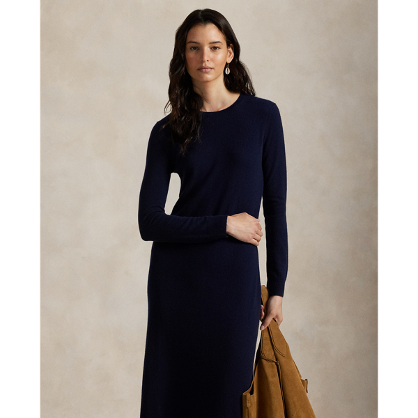 Cashmere Long-Sleeve Dress