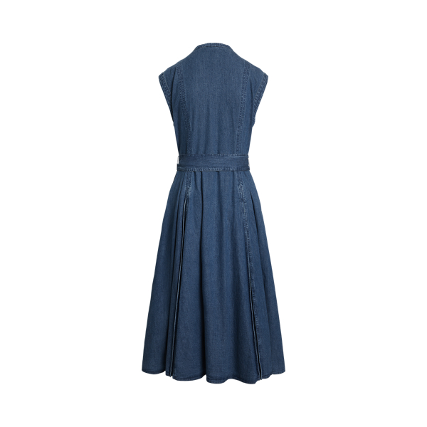 【RALPH LAUREN】アイレットデニム ノースリーブ シフトドレス s7-AI211972680001_alternate1