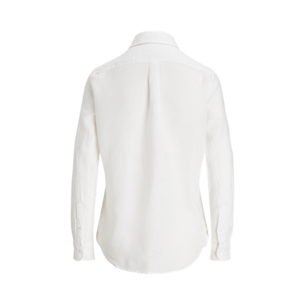 Classic-Fit Leinenhemd Polo Ralph Lauren in Wei&szlig; 2