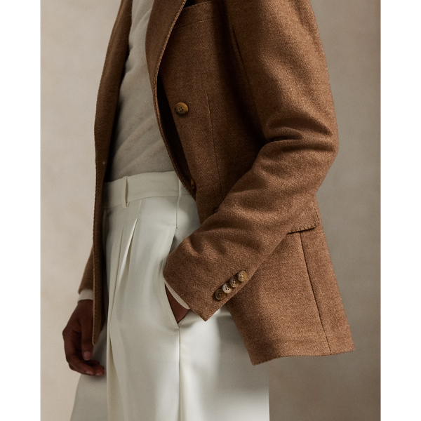 ラルフローレン【BARNEYS NEWYORK別注】ダブルブレスト　ブレザー ニット ダブルブレステッド ブレザー （テーラードジャケット