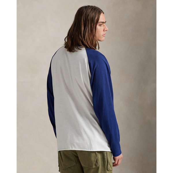 Trophy Cream/Fresh Water The Oak Bluffs Baseball Tee Polo Ralph Lauren 5