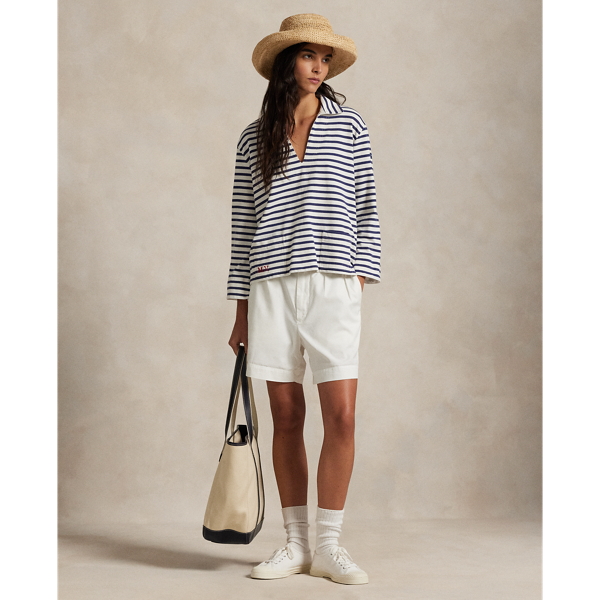 Polo Ralph Lauren Oak Bluffs ストライプド ジャージー シャツ ネイビス/ボートハウス ネイビー 4