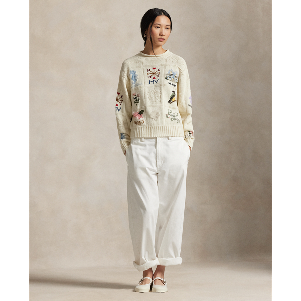 The Oak Bluffs Sampler Rollneck Sweater